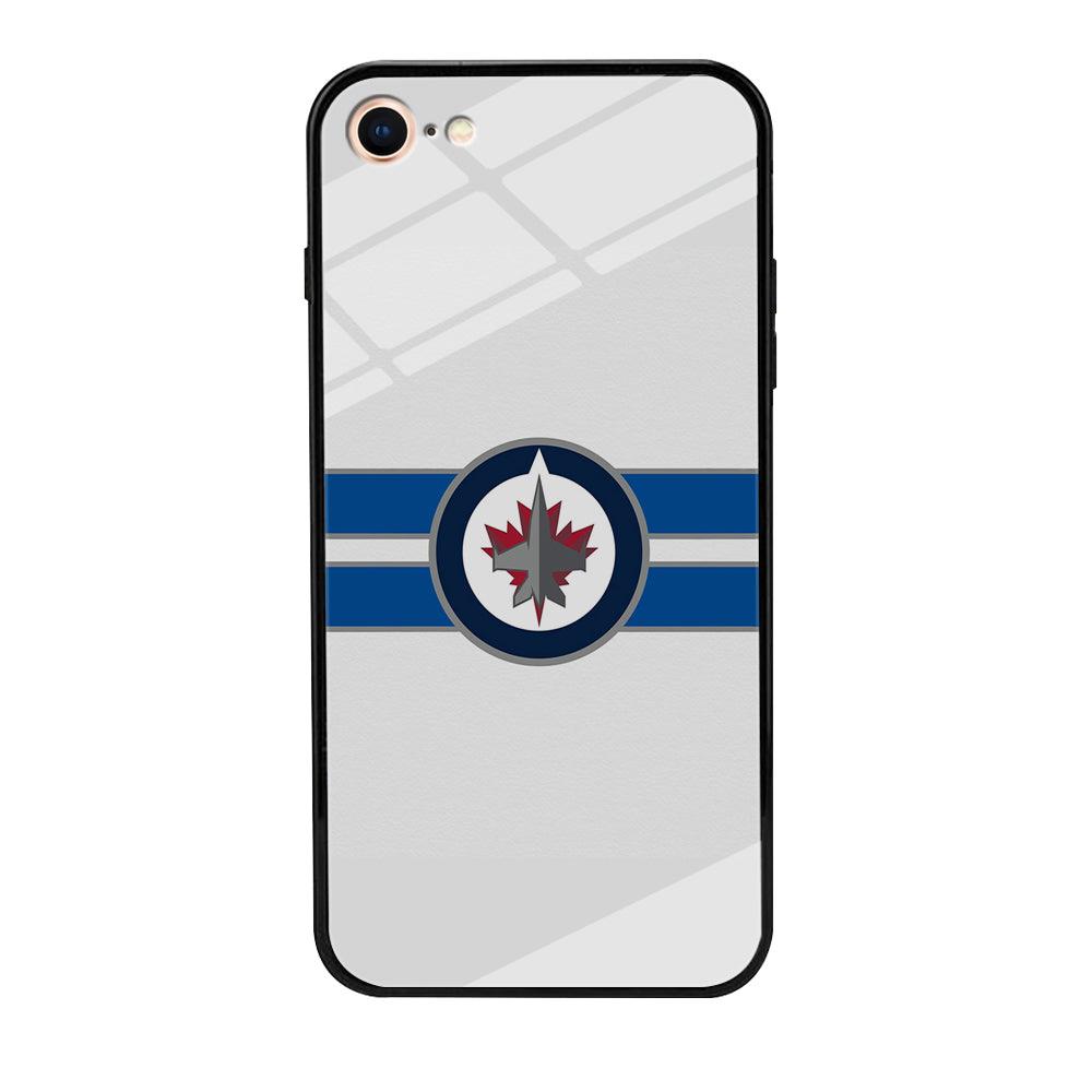 Hockey Winnipeg Jets NHL 001 iPhone 8 Case-Tempered Glass Case-Xtracase