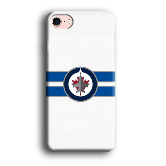 Hockey Winnipeg Jets NHL 001 iPhone 8 Case-Plastic / Full Wrap (3D Case)-Xtracase