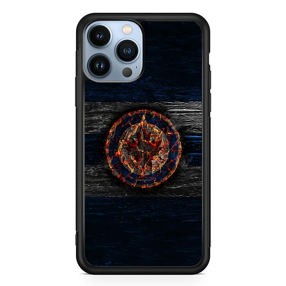 Hockey Winnipeg Jets NHL 002 iPhone 13 Pro Case-Rubber / Black (2D Case)-Xtracase