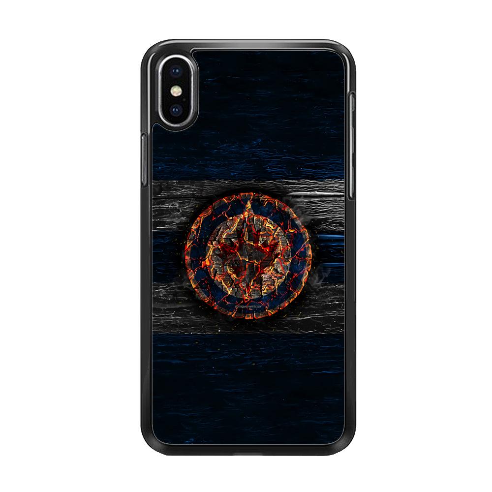 Hockey Winnipeg Jets NHL 002 iPhone X Case-Rubber / Black (2D Case)-Xtracase