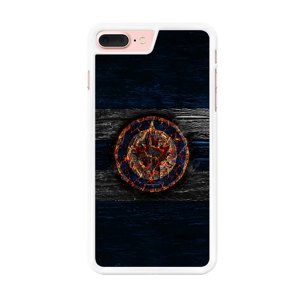 Hockey Winnipeg Jets NHL 002 iPhone 8 Plus Case-Rubber / White (2D Case)-Xtracase