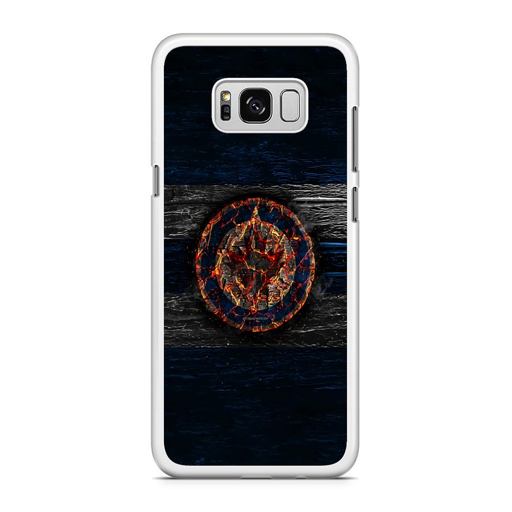 Hockey Winnipeg Jets NHL 002 Samsung Galaxy S8 Case-Rubber / White (2D Case)-Xtracase