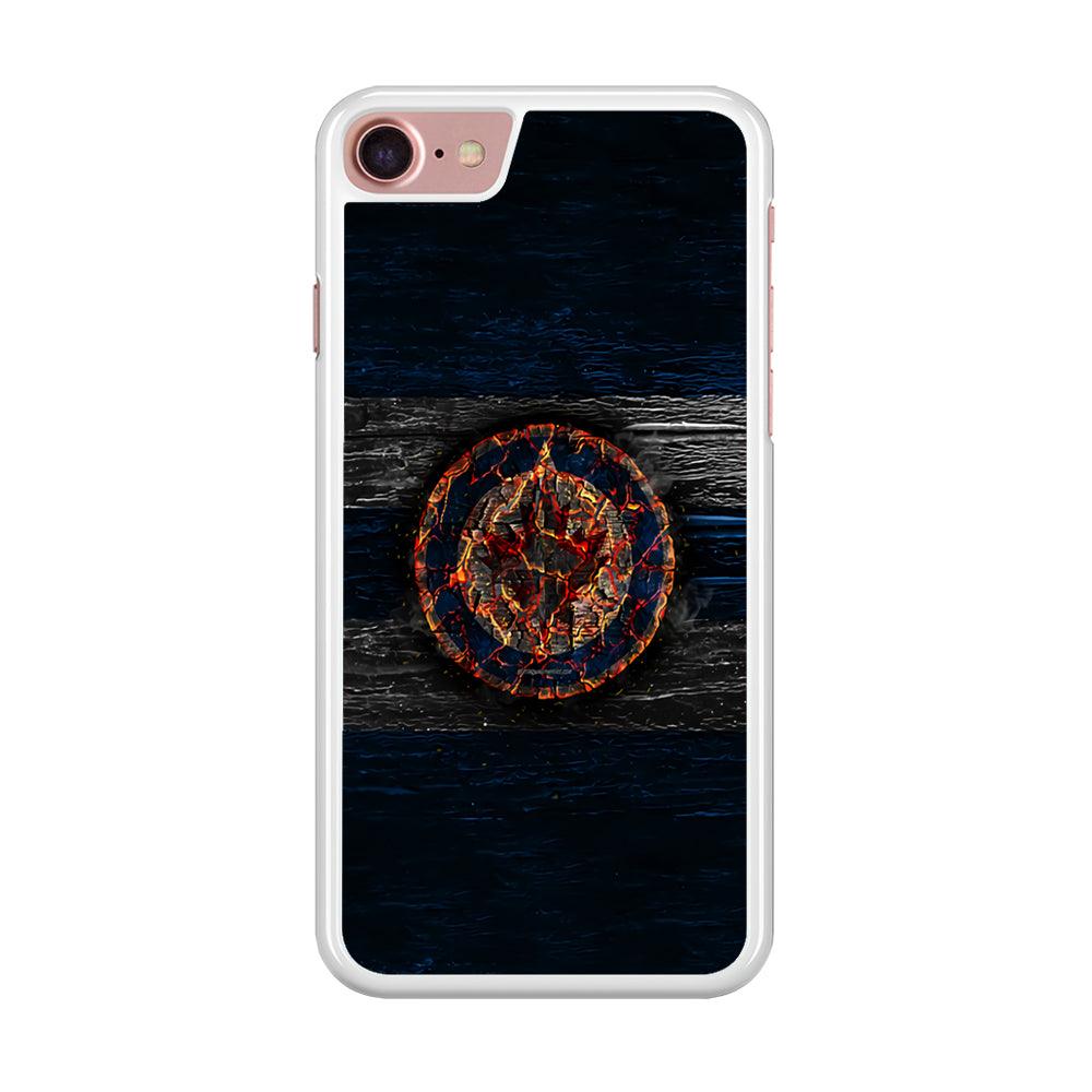 Hockey Winnipeg Jets NHL 002 iPhone SE 2020 Case-Rubber / White (2D Case)-Xtracase