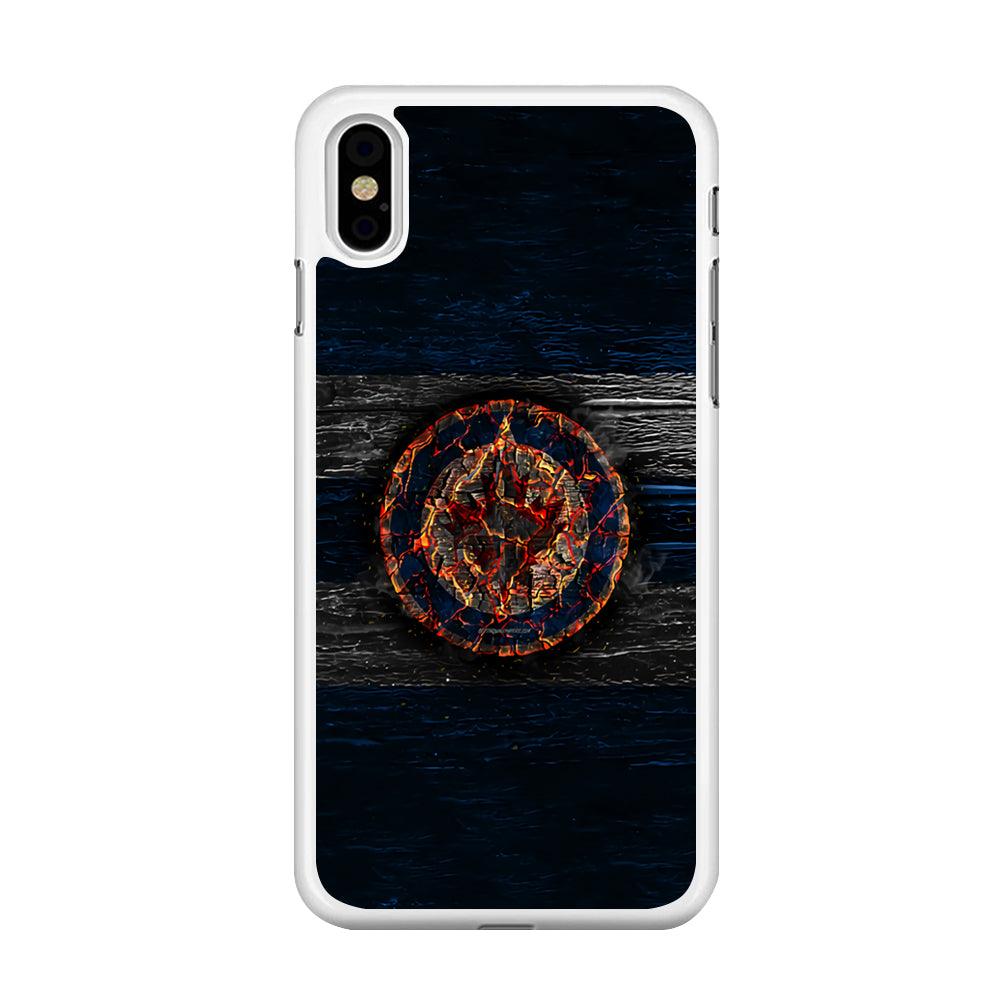 Hockey Winnipeg Jets NHL 002 iPhone X Case-Rubber / White (2D Case)-Xtracase