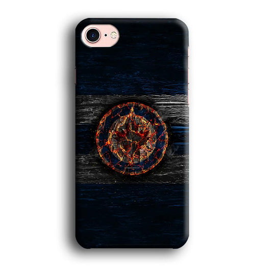 Hockey Winnipeg Jets NHL 002 iPhone 8 Case-Plastic / Full Wrap (3D Case)-Xtracase