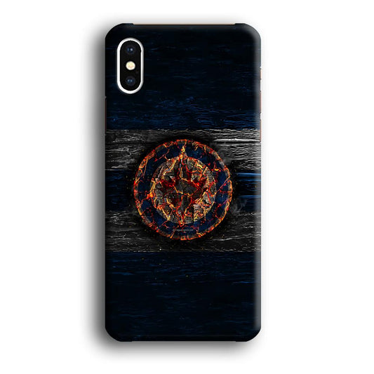 Hockey Winnipeg Jets NHL 002 iPhone X Case-Plastic / Full Wrap (3D Case)-Xtracase