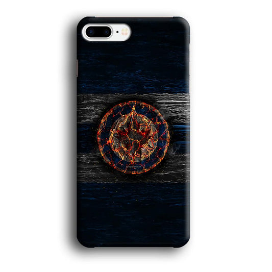 Hockey Winnipeg Jets NHL 002 iPhone 8 Plus Case-Plastic / Full Wrap (3D Case)-Xtracase