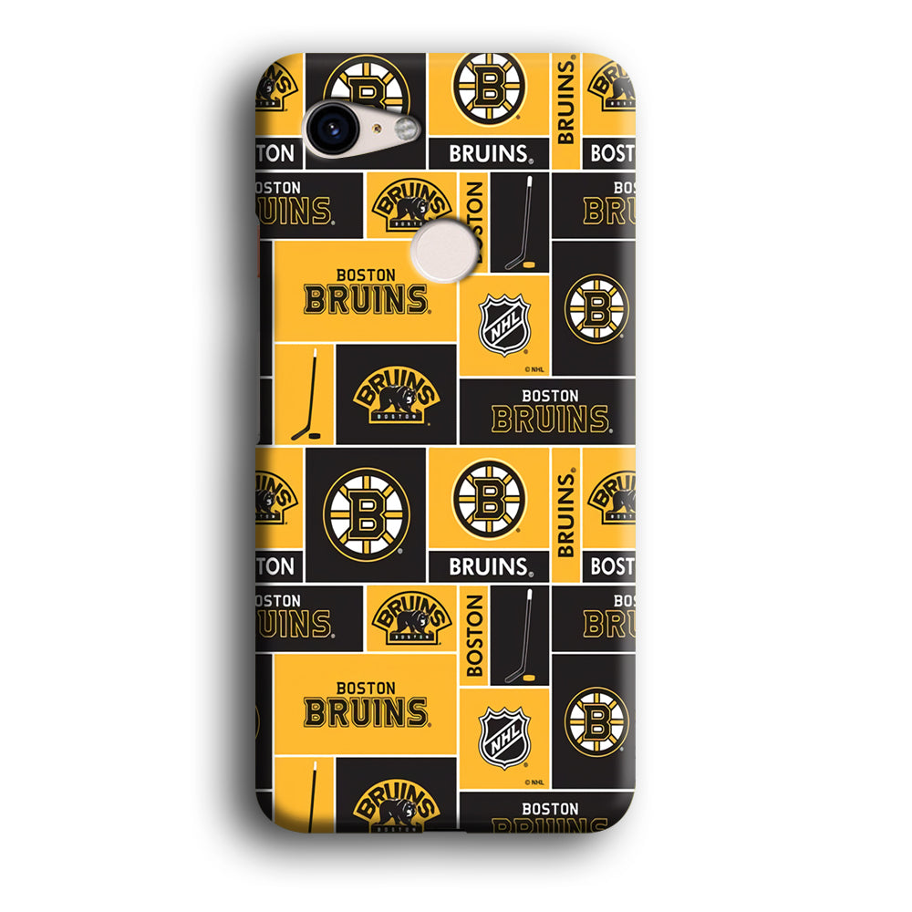 Hockey Boston Bruins NHL 001 Google Pixel 3 3D Case