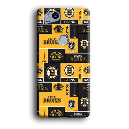 Hockey Boston Bruins NHL 001 Google Pixel 2 3D Case-Xtracase