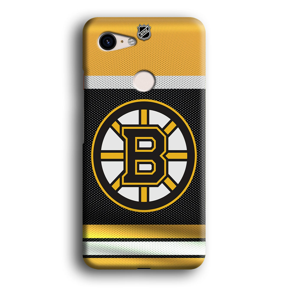 Hockey Boston Bruins NHL 002 Google Pixel 3 XL 3D Case