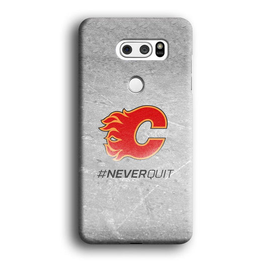 Hockey Calgary Flames NHL 001 LG V30 3D Case-Xtracase