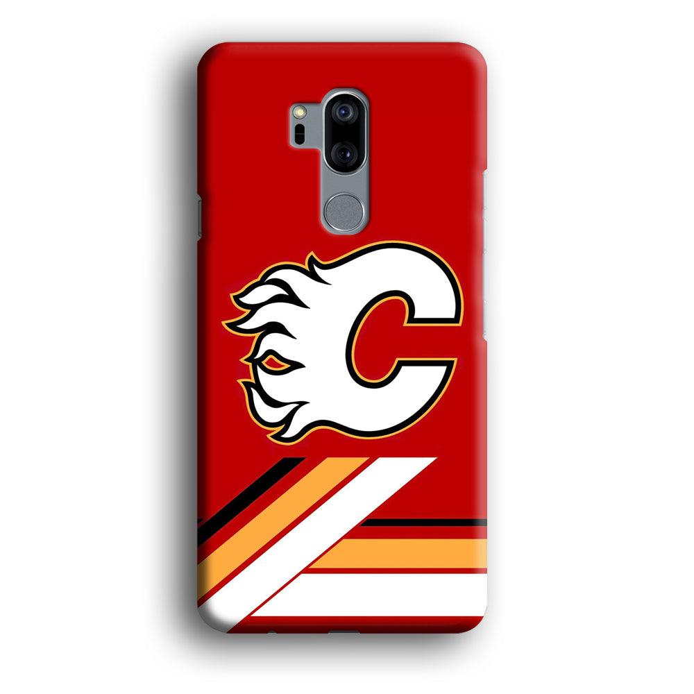 Hockey Calgary Flames NHL 002 LG G7 ThinQ 3D Case-Xtracase