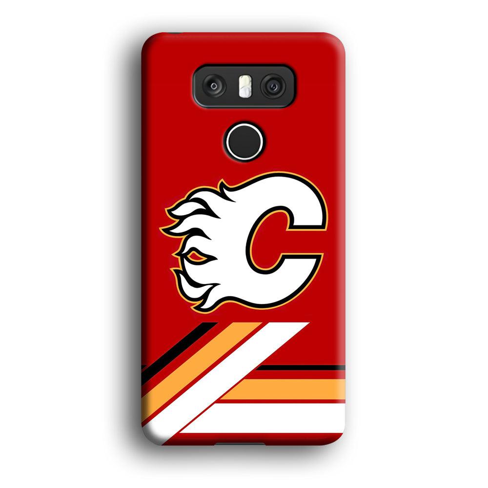 Hockey Calgary Flames NHL 002 LG G6 3D Case-Xtracase