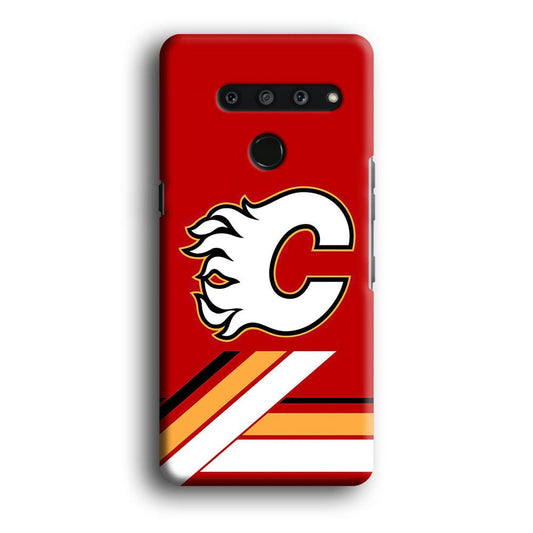 Hockey Calgary Flames NHL 002 LG V50 3D Case-Xtracase