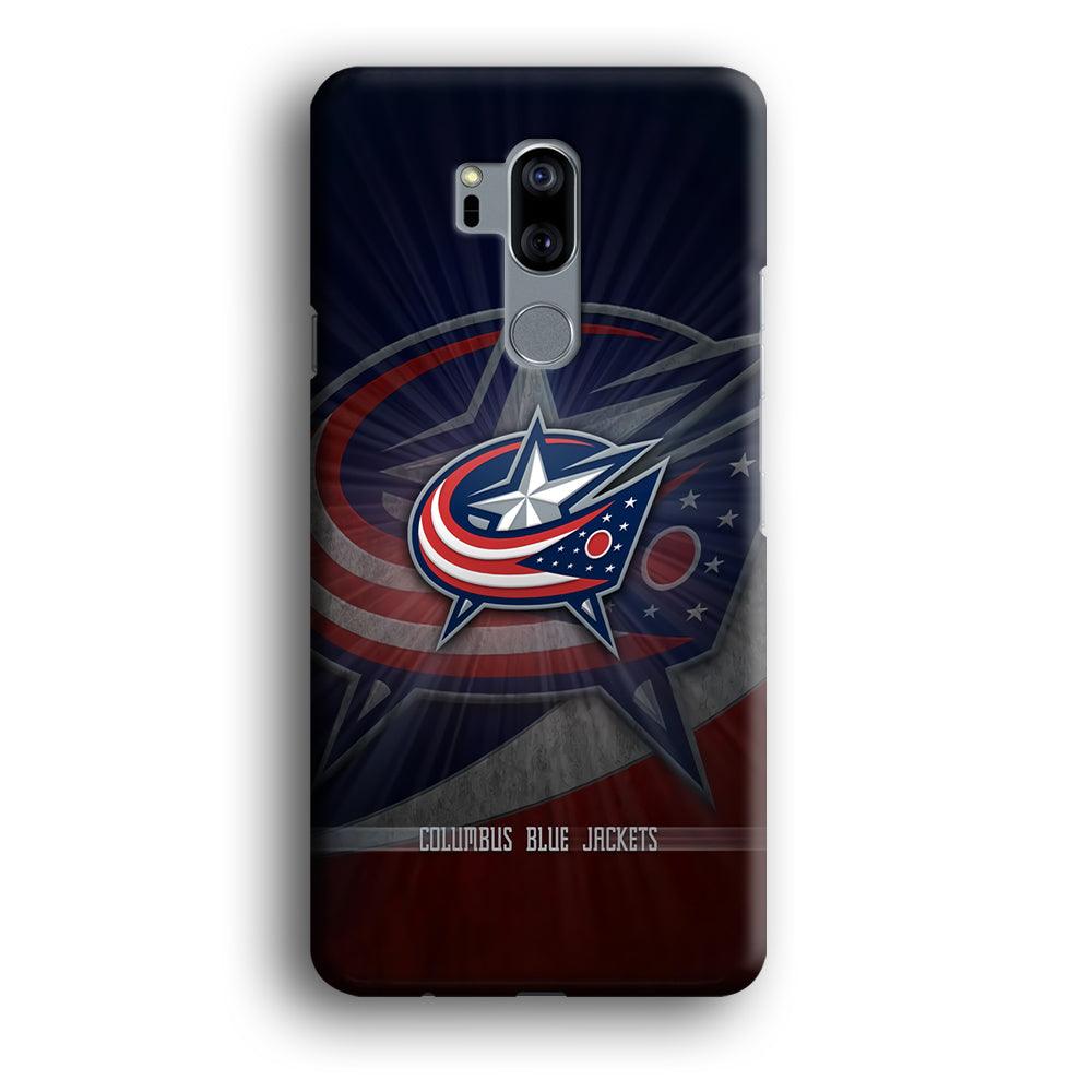 Hockey Columbus Blue Jackets NHL 002 LG G7 ThinQ 3D Case-Xtracase
