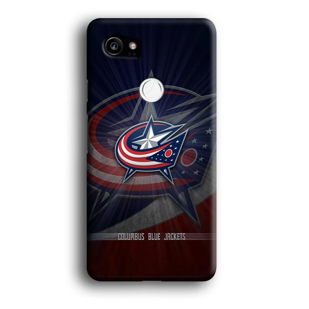 Hockey Columbus Blue Jackets NHL 002 Google Pixel 2 XL 3D Case-Xtracase
