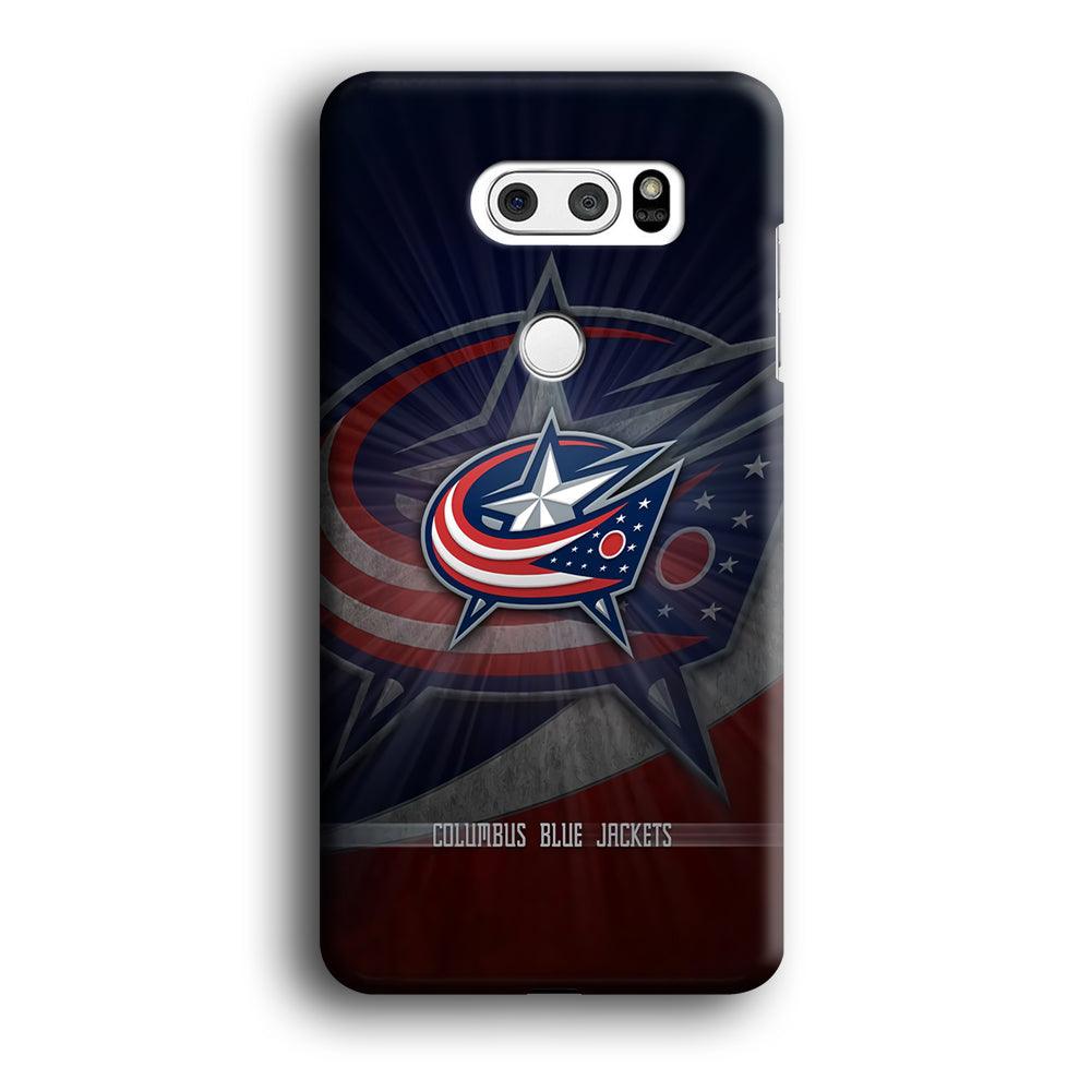 Hockey Columbus Blue Jackets NHL 002 LG V30 3D Case-Xtracase
