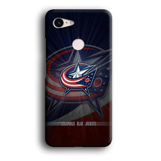 Hockey Columbus Blue Jackets NHL 002 Google Pixel 3 3D Case-Xtracase
