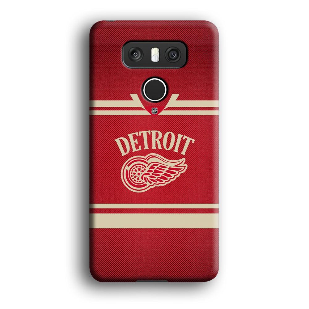 Hockey Detroit Red Wings NHL 002 LG G6 3D Case-Xtracase