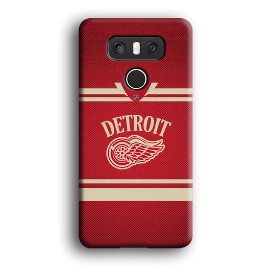 Hockey Detroit Red Wings NHL 002 LG G6 3D Case-Xtracase