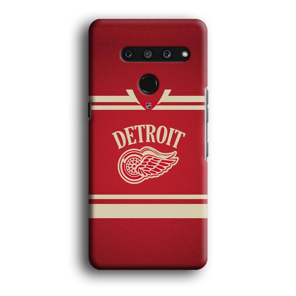 Hockey Detroit Red Wings NHL 002 LG V50 3D Case-Xtracase