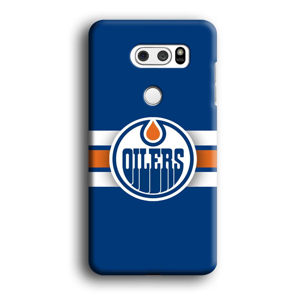 Hockey Edmonton Oilers NHL 001 LG V30 3D Case-Xtracase