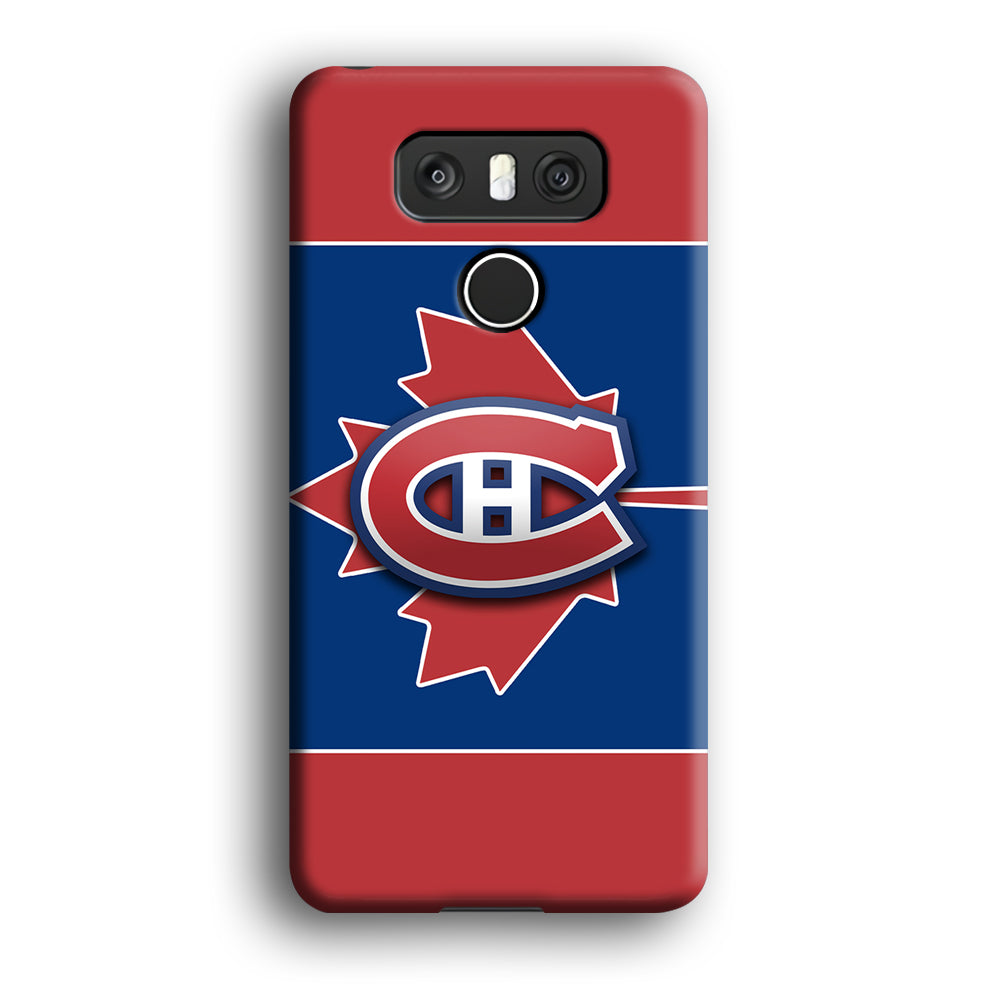 Hockey Montréal Canadiens NHL 002 LG G6 3D Case