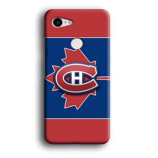 Hockey Montréal Canadiens NHL 002 Google Pixel 3 XL 3D Case-Xtracase