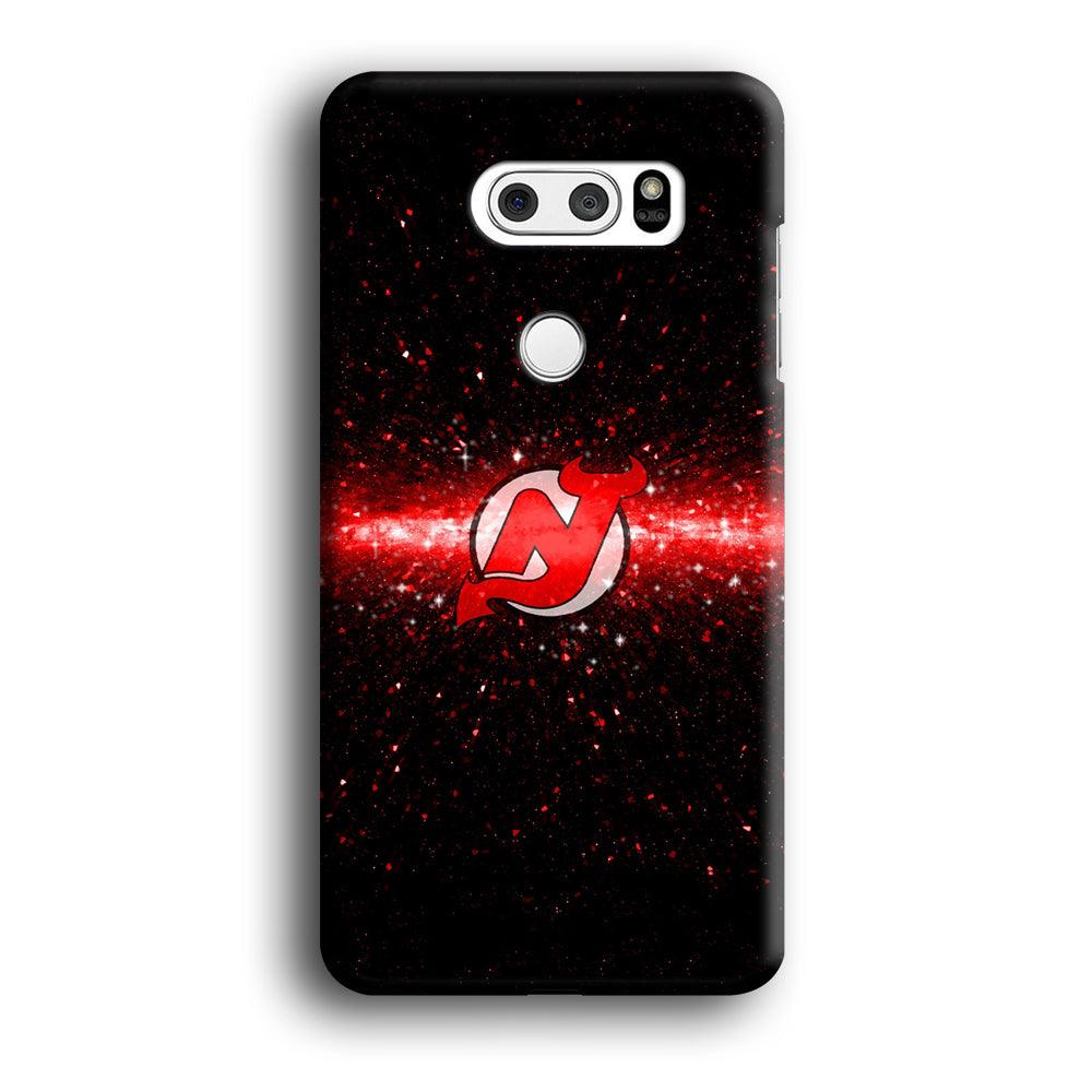 Hockey New Jersey Devils NHL 001 LG V30 3D Case-Xtracase