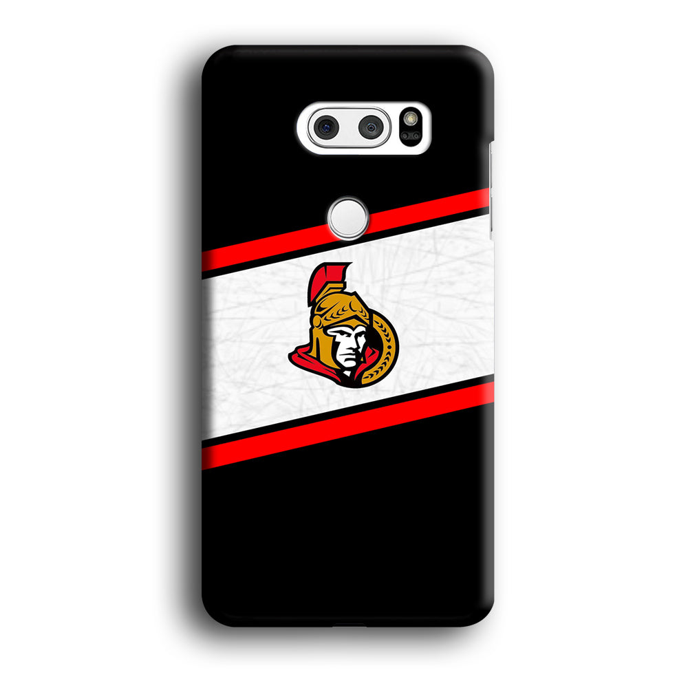 Hockey Ottawa Senators NHL 002 LG V30 3D Case