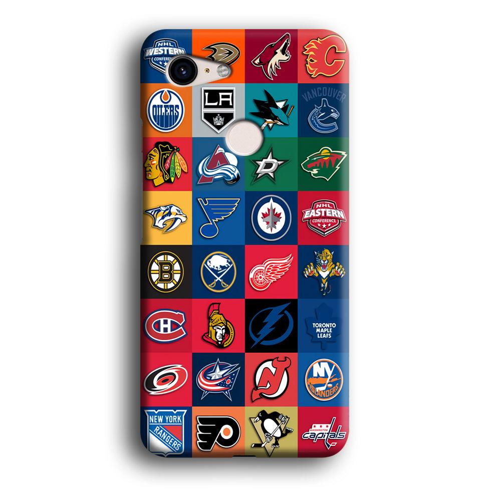 Hockey Teams NHL 001 Google Pixel 3 3D Case-Xtracase