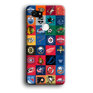 Hockey Teams NHL 001 Google Pixel 2 XL 3D Case