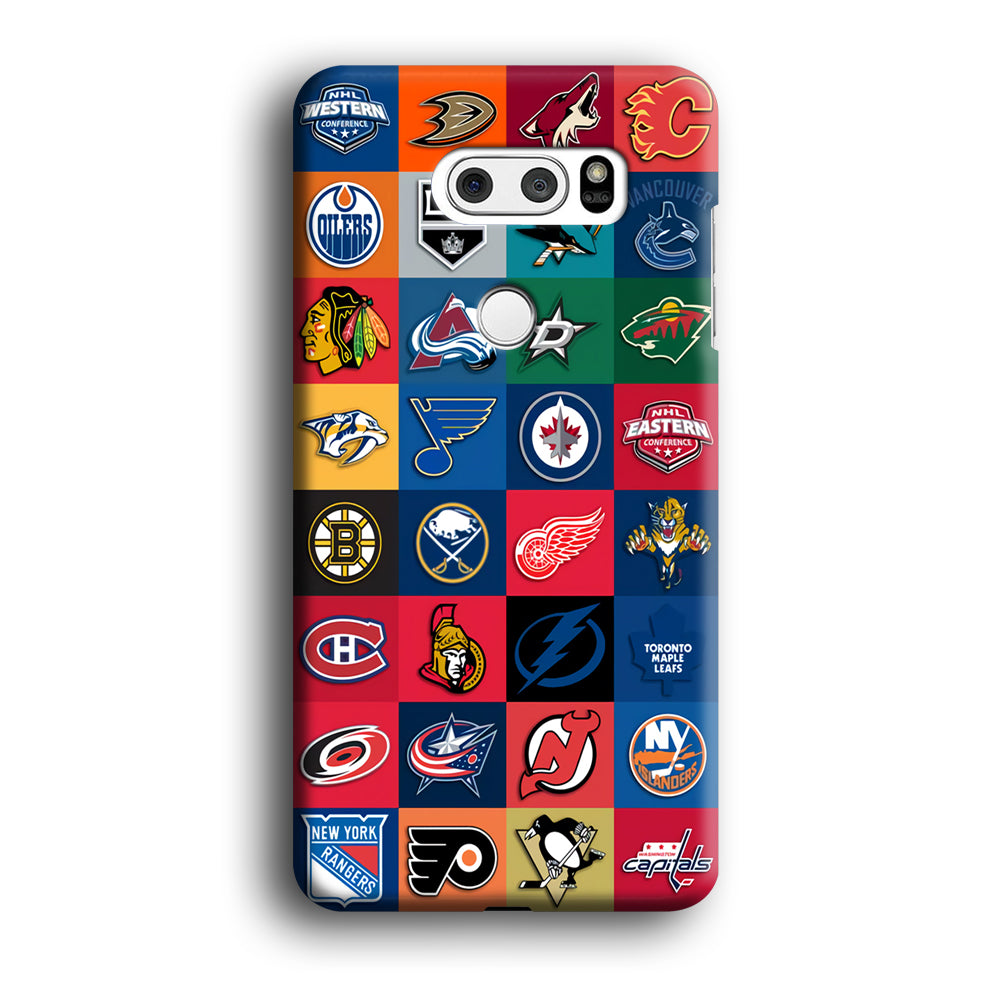 Hockey Teams NHL 001 LG V30 3D Case