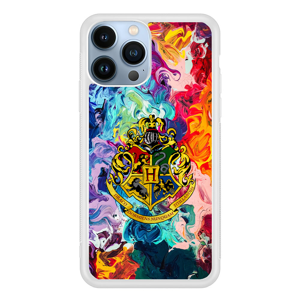 Hogwarts Harry Potter Colorful iPhone 13 Pro Max Case