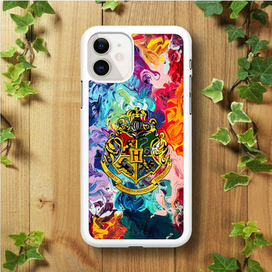 Hogwarts Harry Potter Colorful iPhone 11 Case
