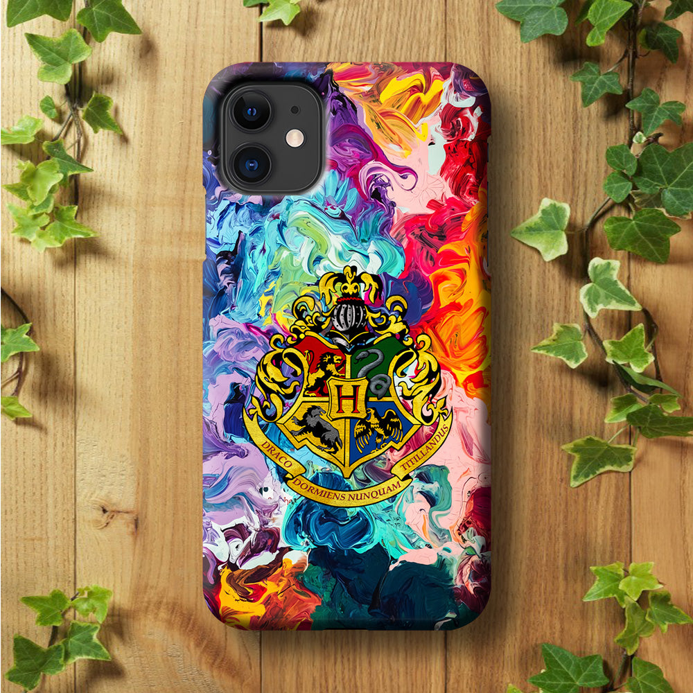 Hogwarts Harry Potter Colorful iPhone 11 Case