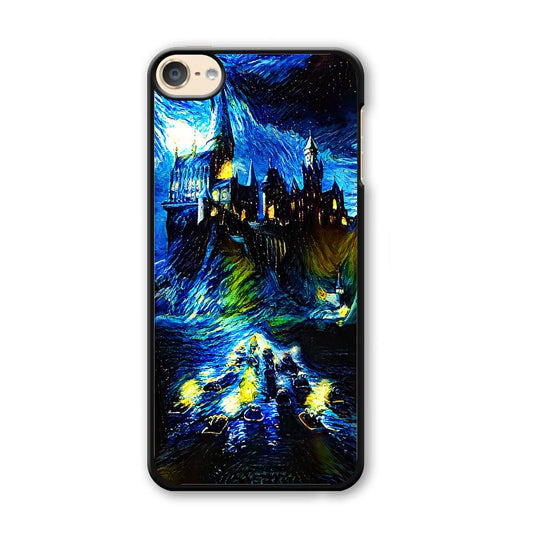 Hogwarts Starry Night iPod Touch 6 Case-Plastic / White (2D Case)-Xtracase