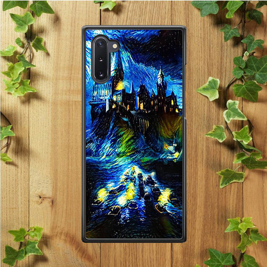 Hogwarts Starry Night Samsung Galaxy Note 10 Case-Plastic / Full Wrap (3D Case)-Xtracase