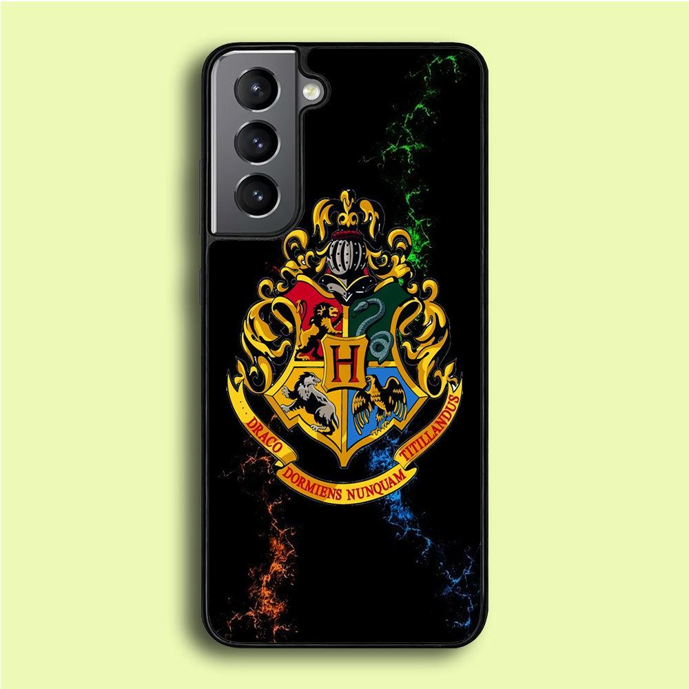 Hogwarts Symbol Black Samsung Galaxy A16 Case-Plastic / Full Wrap (3D Case)-Xtracase
