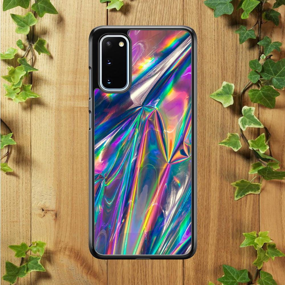 Hologram Holographic Samsung Galaxy S20 Case-Rubber / White (2D Case)-Xtracase