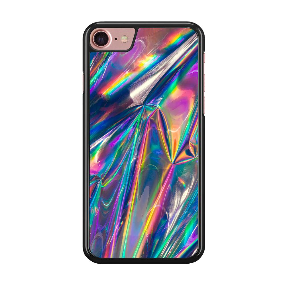 Hologram Holographic iPhone SE 2020 Case-Rubber / Black (2D Case)-Xtracase