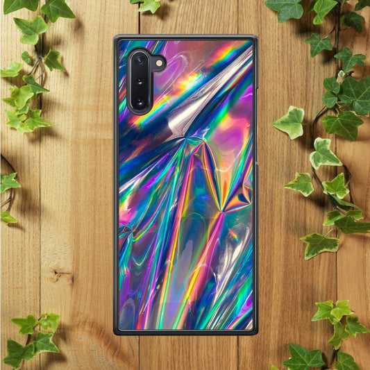 Hologram Holographic Samsung Galaxy Note 10 Case-Rubber / White (2D Case)-Xtracase