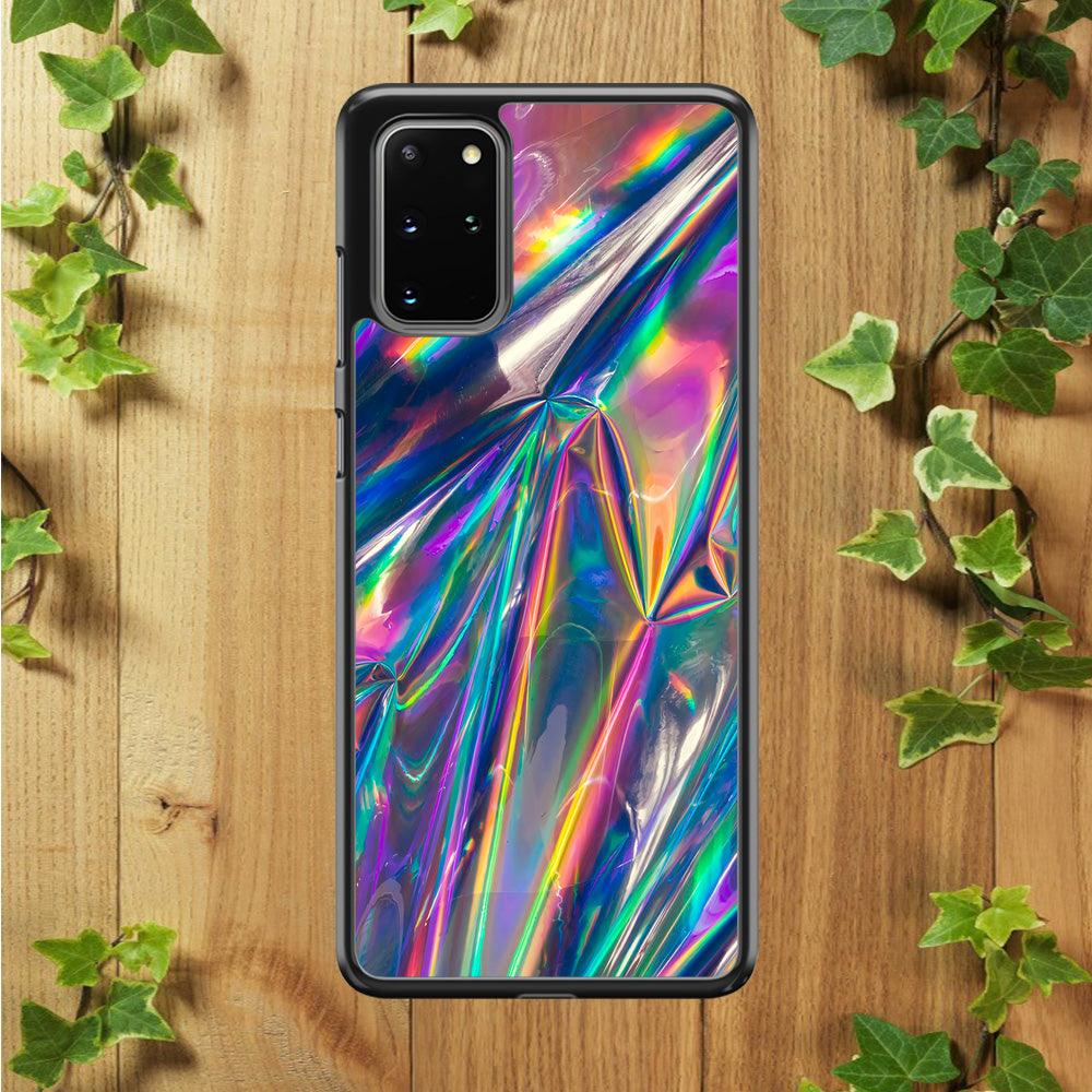 Hologram Holographic Samsung Galaxy S20 Plus Case-Rubber / White (2D Case)-Xtracase