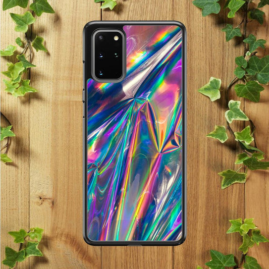 Hologram Holographic Samsung Galaxy S20 Plus Case-Rubber / White (2D Case)-Xtracase
