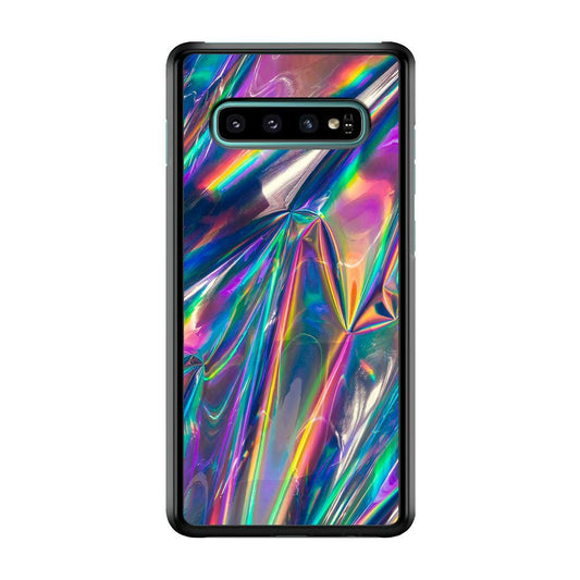 Hologram Holographic Samsung Galaxy S10 Plus Case-Rubber / White (2D Case)-Xtracase