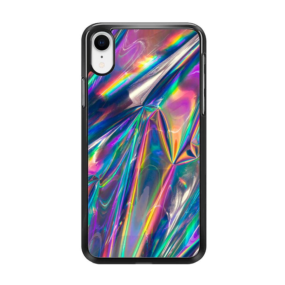 Hologram Holographic iPhone XR Case-Rubber / Black (2D Case)-Xtracase