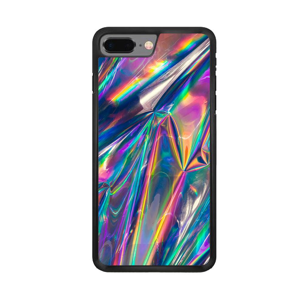 Hologram Holographic iPhone 7 Plus Case-Rubber / Black (2D Case)-Xtracase