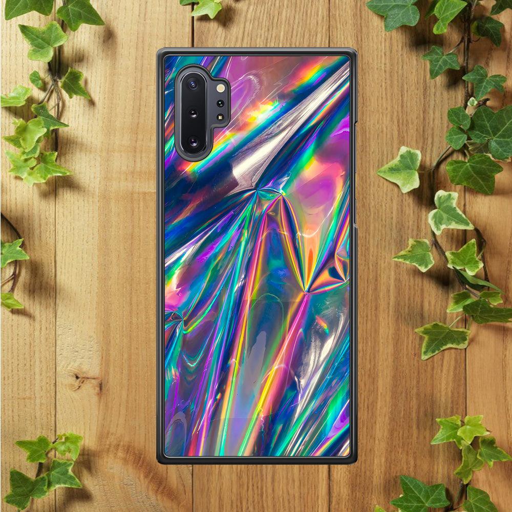 Hologram Holographic Samsung Galaxy Note 10 Plus Case-Rubber / White (2D Case)-Xtracase