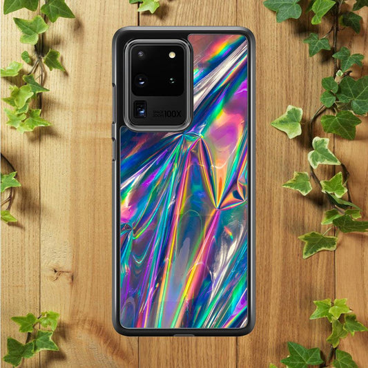 Hologram Holographic Samsung Galaxy S20 Ultra Case-Rubber / Black (2D Case)-Xtracase