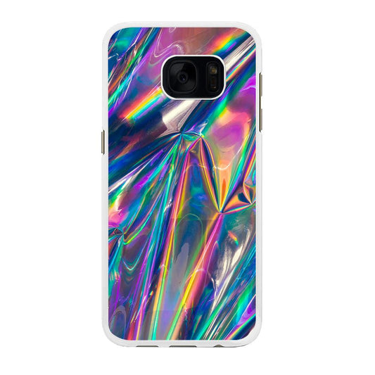 Hologram Holographic Samsung Galaxy S7 Edge Case-Rubber / White (2D Case)-Xtracase